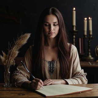 Канал   Девушка с пером