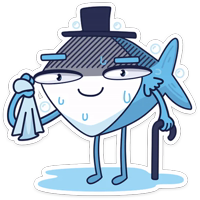 mr. Fish :: @AuthorStickers 