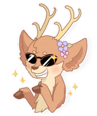 Весенний олень