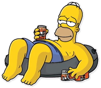 Homer Simpson StickersHQ