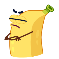Banana :: @AuthorStickers 