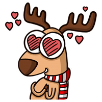 Новогодний олень