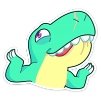 Тиранозавр Дино :: @stickroom 