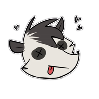 Опоссум от @artstriks  (@stickerssave )