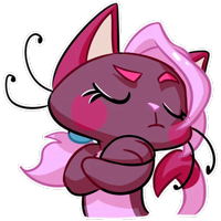 Kate the Flirty Cat @TgSticker 