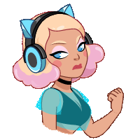 Gamer Girl @TrendingStickers