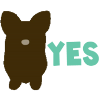 welsh corgi silhouette