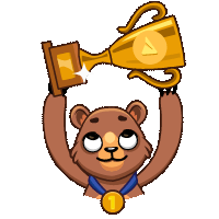 Bear Boris @TrendingStickers 