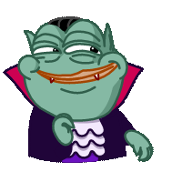 Pepe Vampire @TrendingStickers 
