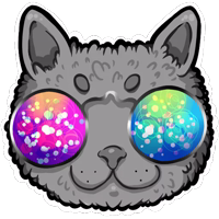 CAT TRIP (@stickerssave )