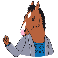 BoJack Horseman @TrendingStickers 