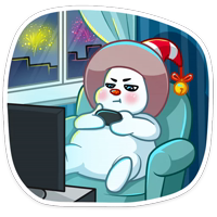 Снеговичок :: @stickroom 