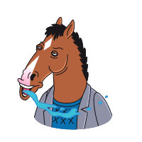 BoJack Horseman @TrendingStickers 