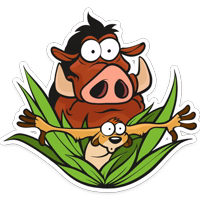 Тимон и Пумба :: @stickroom