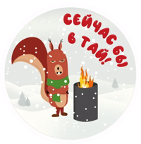 Новогодняя белка by @kate_shtybina 