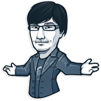 Hideo Kojima 2 стикера