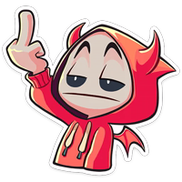 Нимб и рожки :: @stickroom 