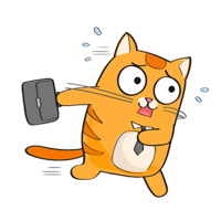 Рыжий Кот от @StickerManya 