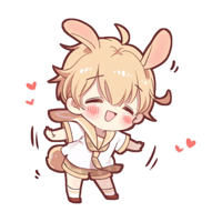 Зайчик кун @nyasticks 