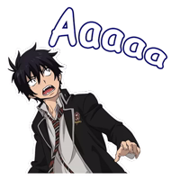 Синий экзорцист :: @animesticks 