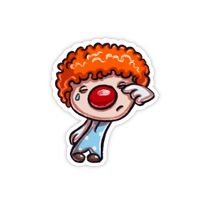 Little clown by Svetlana Krasnikova