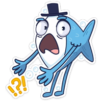 mr. Fish :: @AuthorStickers 