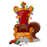 Squirrel Happy New Year @juka_uka 