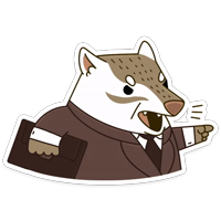 Офисный кот :: @stickroom 