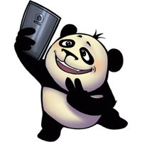 Funny Panda - @StickerManya