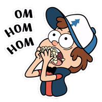 Диппер из Гравити Фолз :: @stickroom 