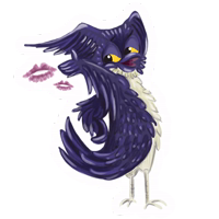 Ушастая птичка