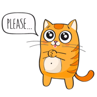 Рыжий Кот от @StickerManya 