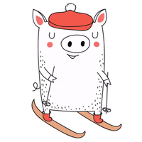 Новый Год Свинки @stickerus 